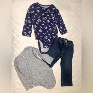 3 pc infant girl's lot - 18 months